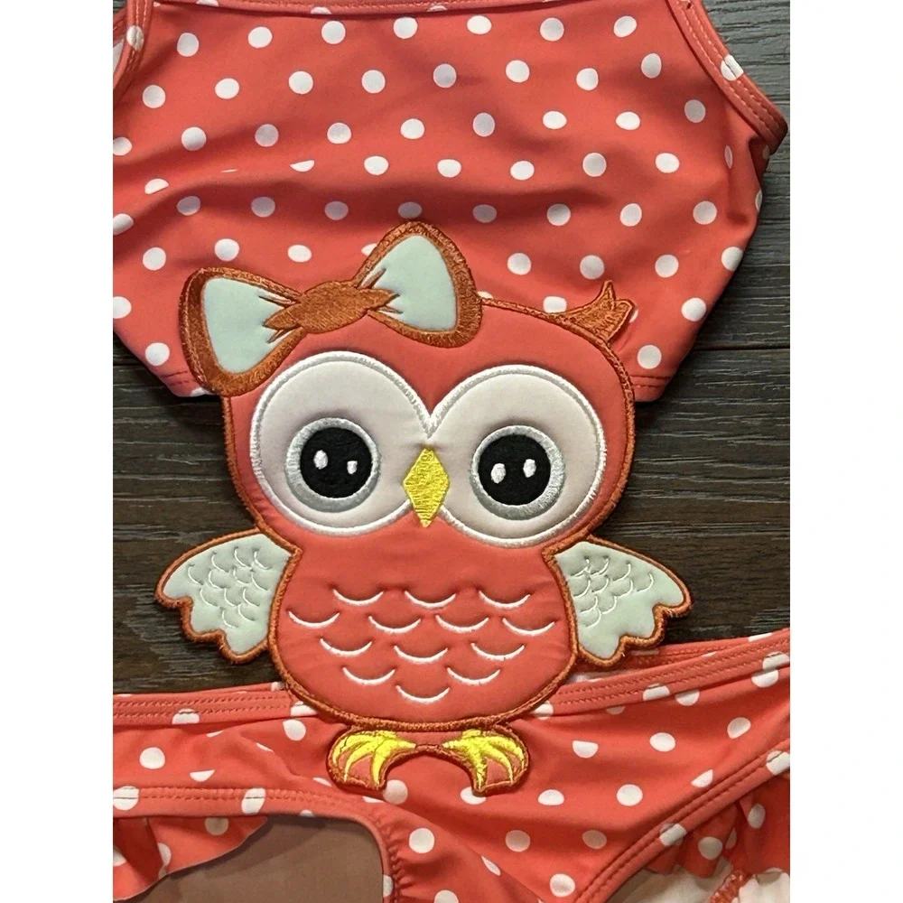 Owl One‎ Piece Swim Suit Girls 3T